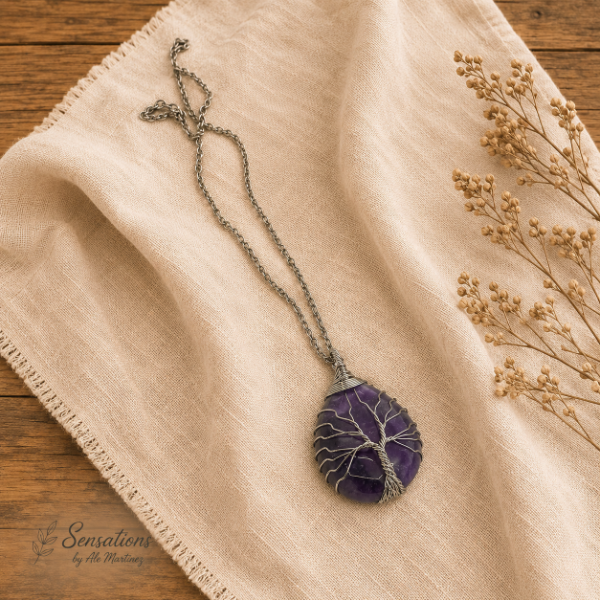 Producto - Cadena Lágrima Piedra Energética - 3