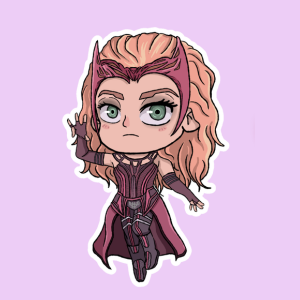 Producto - Stickers en Vinilo - Marvel - Wanda