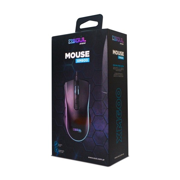 Producto - MOUSE GAMER SOUL XM600