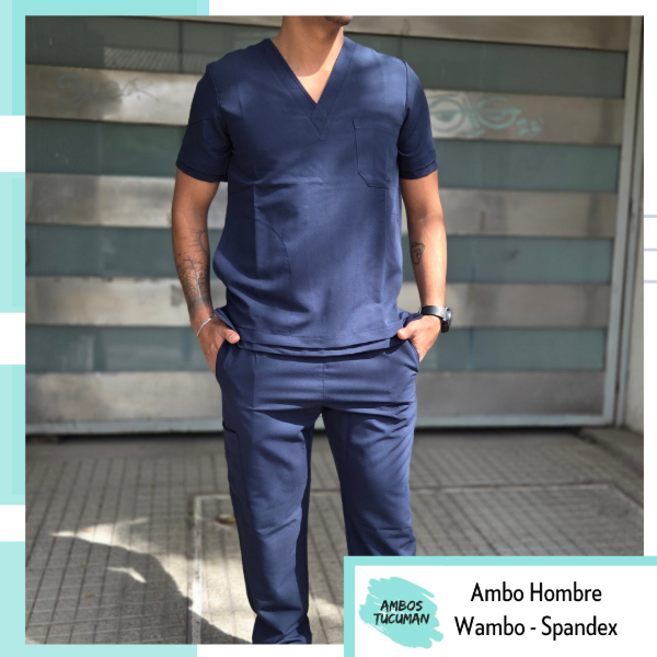 Producto - Ambo Azul Liso ( Sp Manhatan )