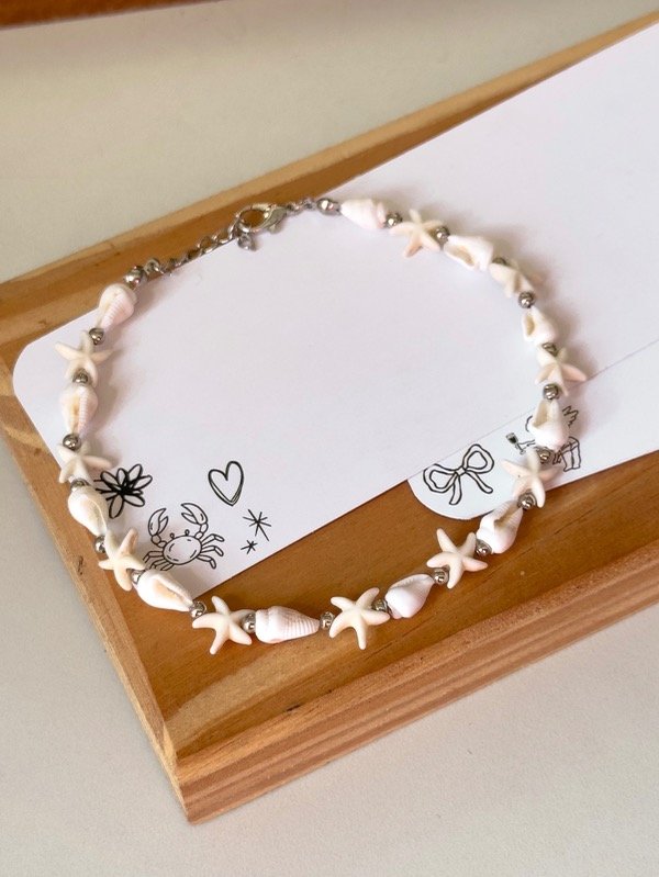 Producto - Tobillera caracolitos y estrellitas