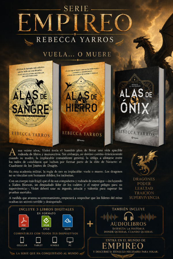 Producto - Serie Empireo Rebecca Yarros