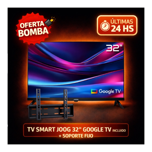 Producto - Smart Tv 32 Pulgadas JOOG + Soporte