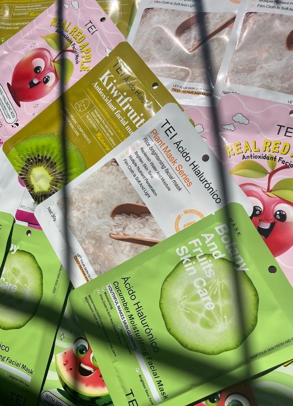 Producto - Mascarilla Facial surtidas Tei Cosmética x6 unidades