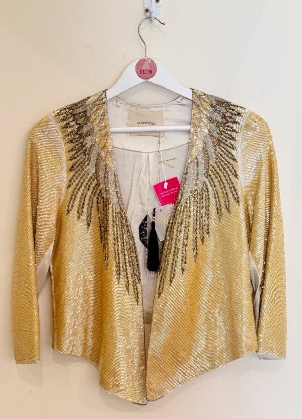 Producto - Saco RAPSODIA (S) Feather Gold - 1
