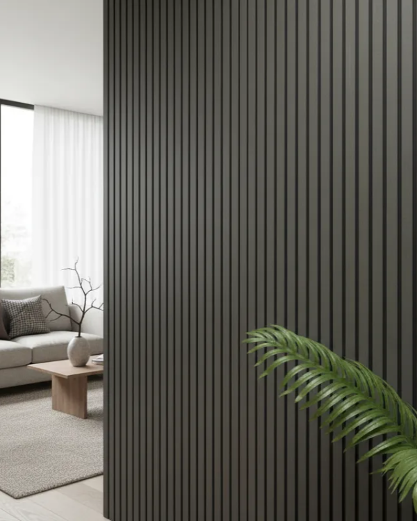 Producto - Wall panel WPC - CO-EXTRUSION - USO EXTERIOR - NEGRO - 2