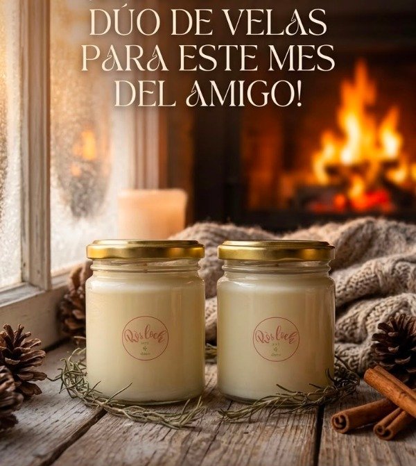 Producto - Duo de velas Amistad by Rós Loch