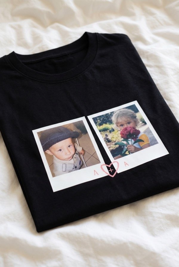 Remera Polaroid personalizada
