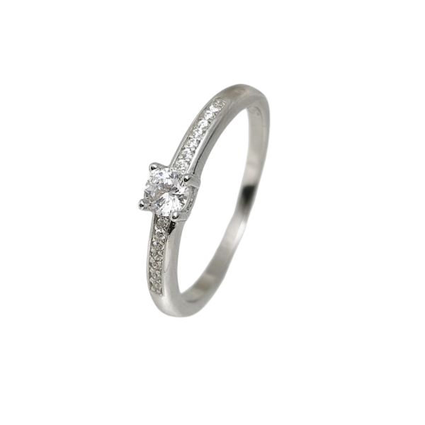 Producto - Anillo Halo Princesa Plata 925