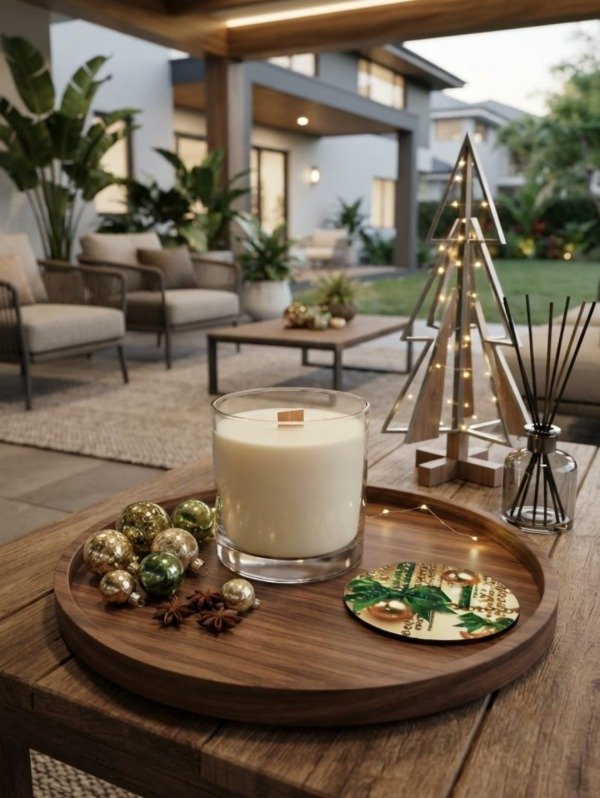 Producto - Tapa navideña para vaso tennesse moño verde