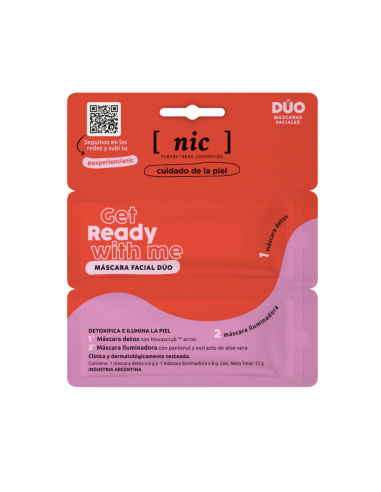Producto - Mascarilla Nic Get Ready detoxifica e hidrata