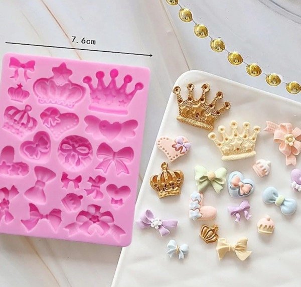 Producto - Molde Silicona Corona Moños