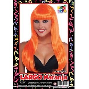 Producto - PELUCA LARGO NARANJA