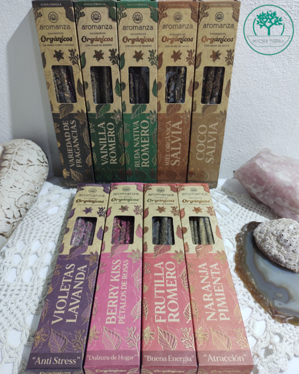 Producto - Sahumerios Aromanza Orgánicos x 6 Varillas
