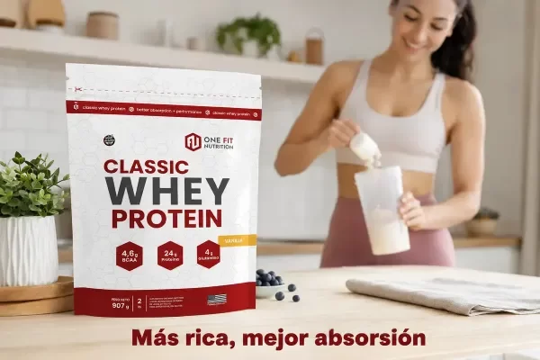 Producto - ONE FIT NUTRITION - Whey Protein Doypack - 2lb - Vainilla - 2