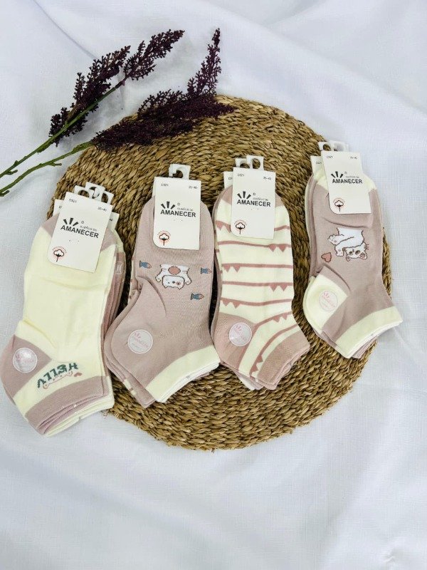 Producto - Art D321- AMANECER- Docena Media Soquete Mujer COLOR 5