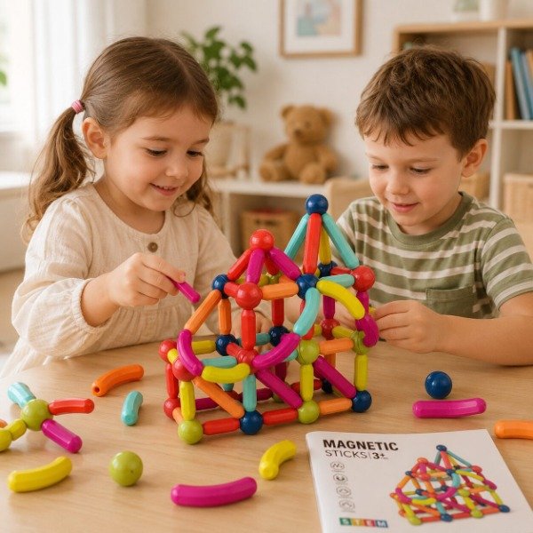 Producto - Juego infantil magnetico 42 piezas - 0