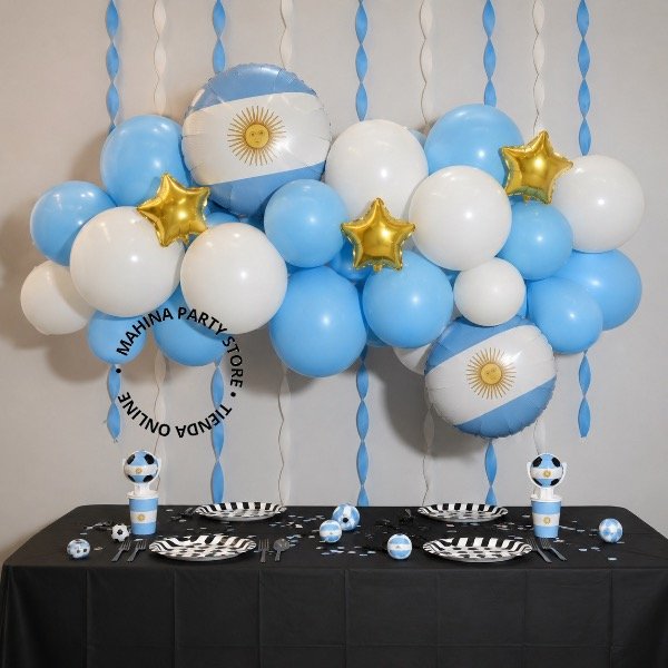 Producto - Set Globos Argentina Mundial 2026