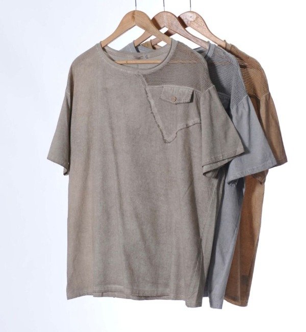 Producto - Remerones importados c detalle en red sobre hombro