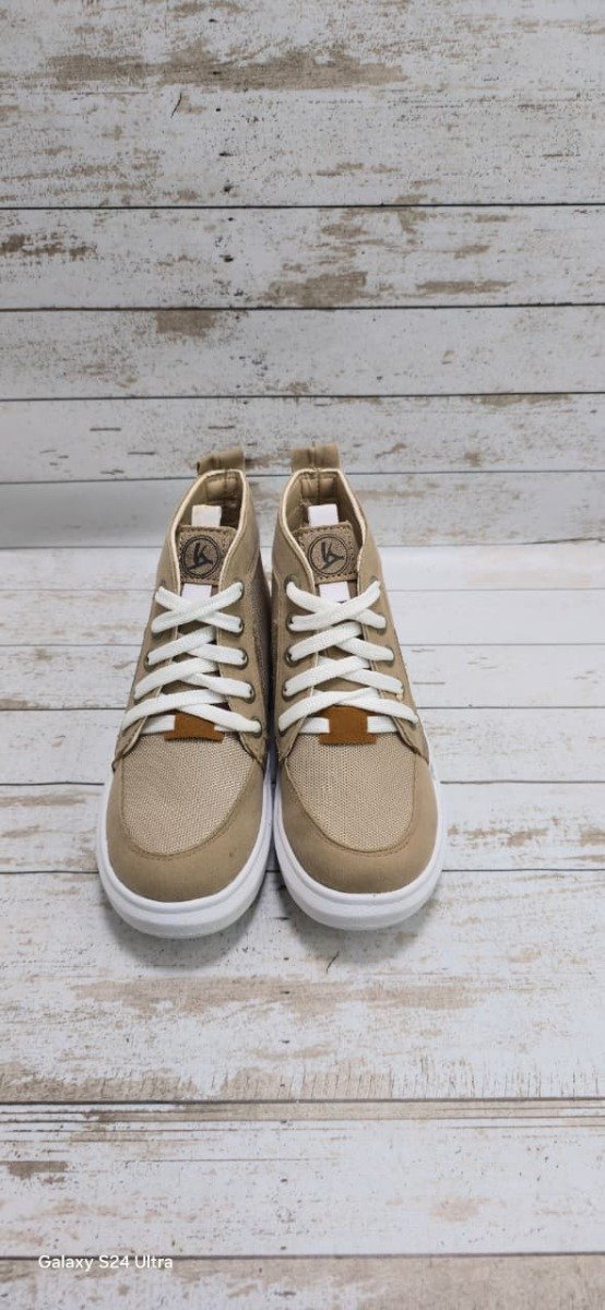 Producto - zapatilla botita con cordones camel del 36 al 40 - 1
