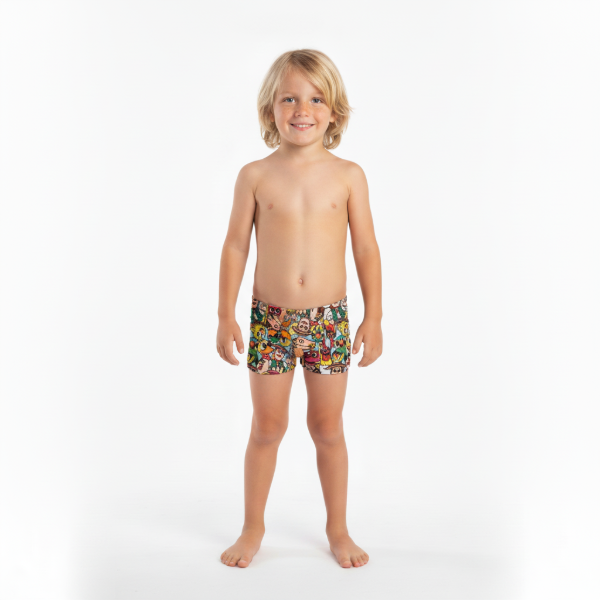 Producto - SUNGA LYCRA LA GRANJA DE ZENON NEW 2026 - ANTICLORO FILTRO UV ESTAMPADO 360