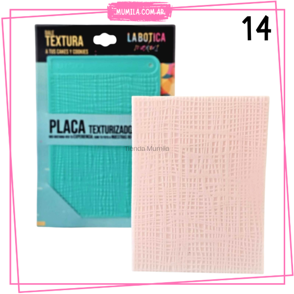 Producto - Placa Texturizadora Tela MODELO 14 La Botica