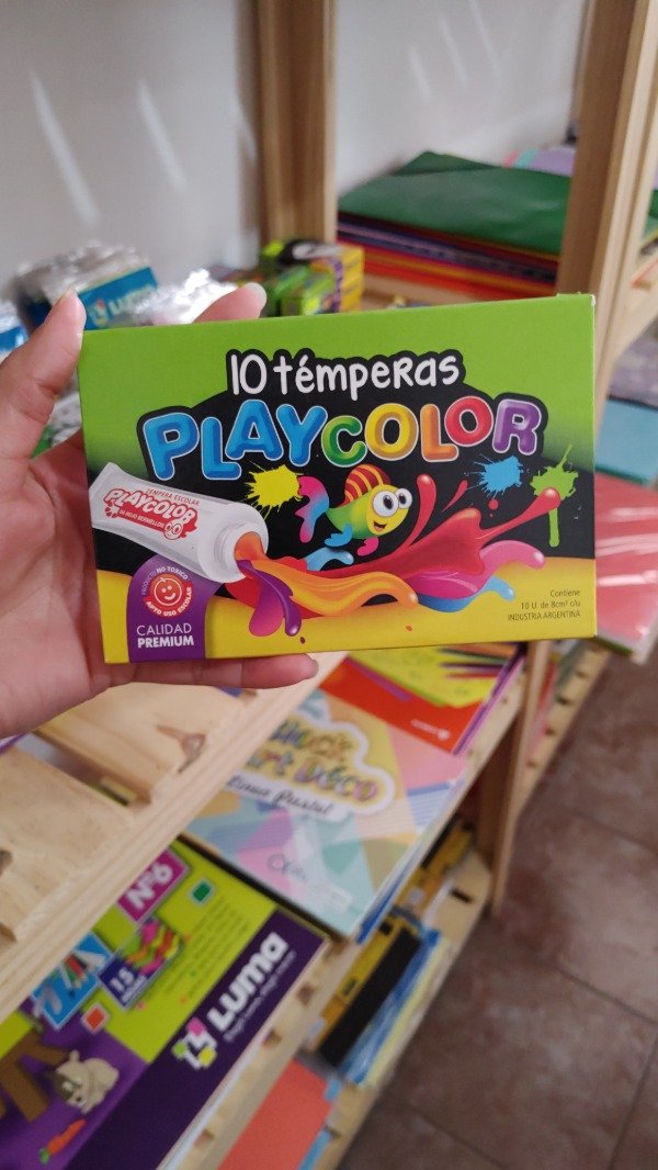 Producto - Temperas PlayColor X10 Unidades.