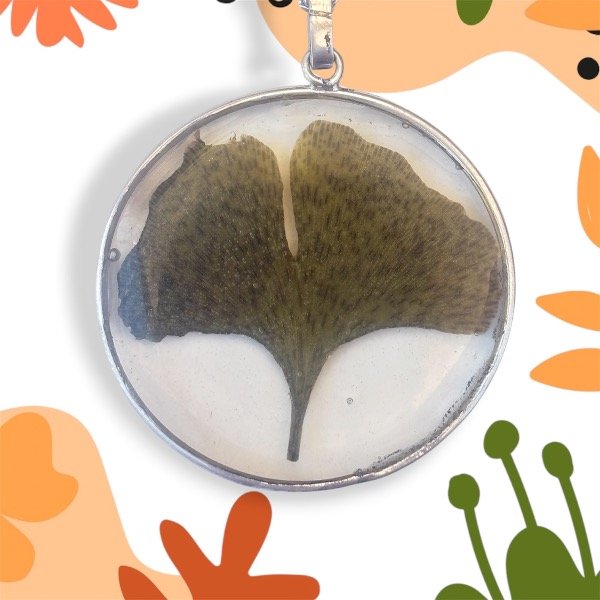Producto - Ginkgo Biloba - Plata 925 3.7cm - 1