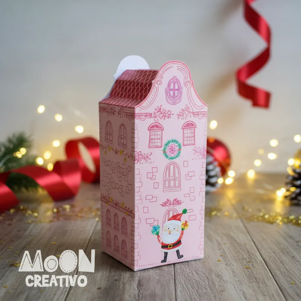 Producto - Caja casita Navidad 2 tamaños