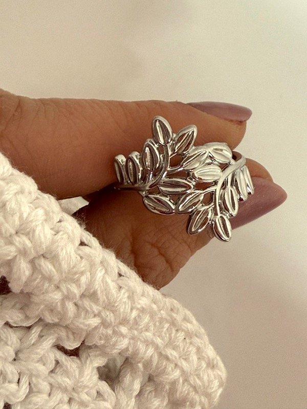 Producto - N484 Anillo hojas acero quirúrgico