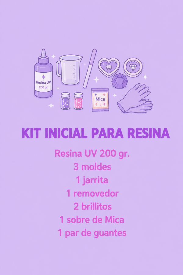 Producto - KIT INICIAL RESINA UV  CF1773