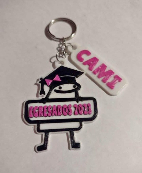 Producto - Llavero para egresados con nombre.