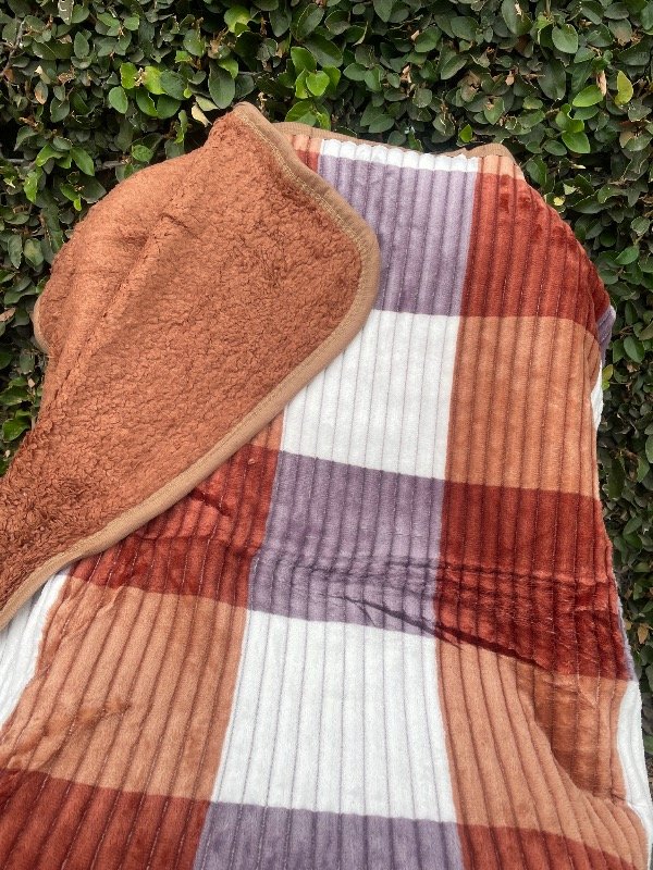 Producto - Mantas cuadrille con corderito2 1/2