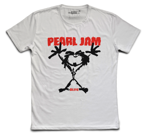 Producto - Pearl Jam - Alive - Remera Blanca