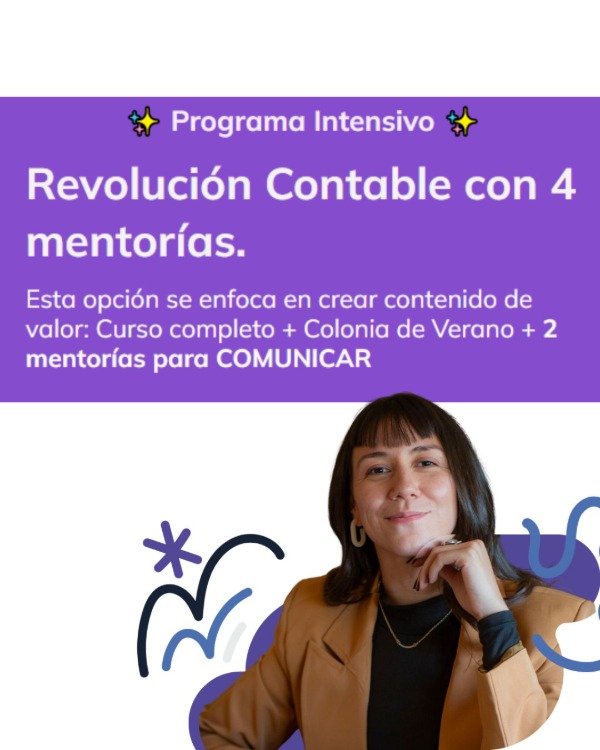 Producto - PROGRAMA INTENSIVO: Revolución Contable con 4 mentorías.