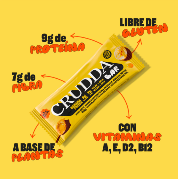 Producto - Barras Crudda Banana Tofee x 10
