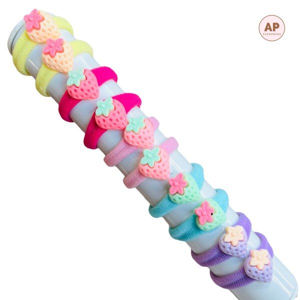 Producto - PAR COLITA CON APLIQUE FRUTILLAS COD 40