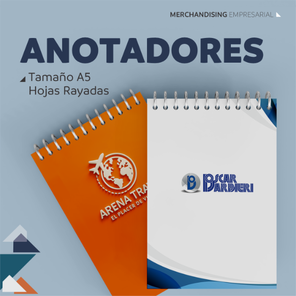 Producto - Anotadores A5 Hojas Rayadas