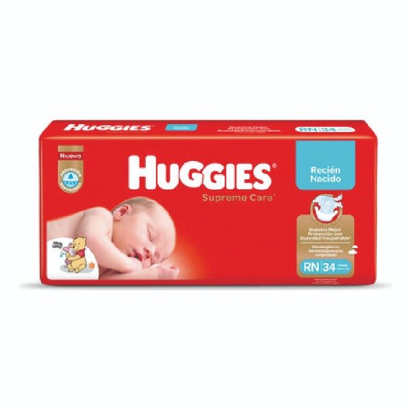 Producto - HUGGIES NATURAL CARE RECIEN NACIDO(RN)x34