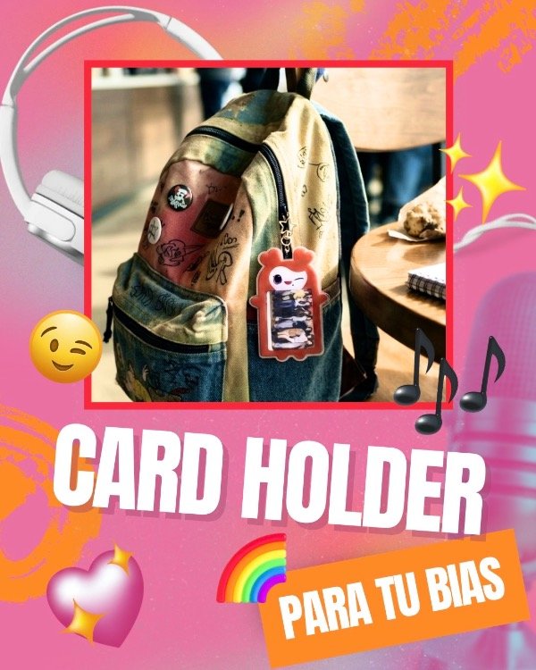 Producto - Card Holder Lovely Roja