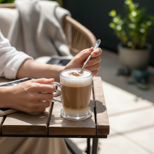 Producto - SET DE 6 JARRITOS DE CAFÉ DE VIDRIO LISOS 150 ML