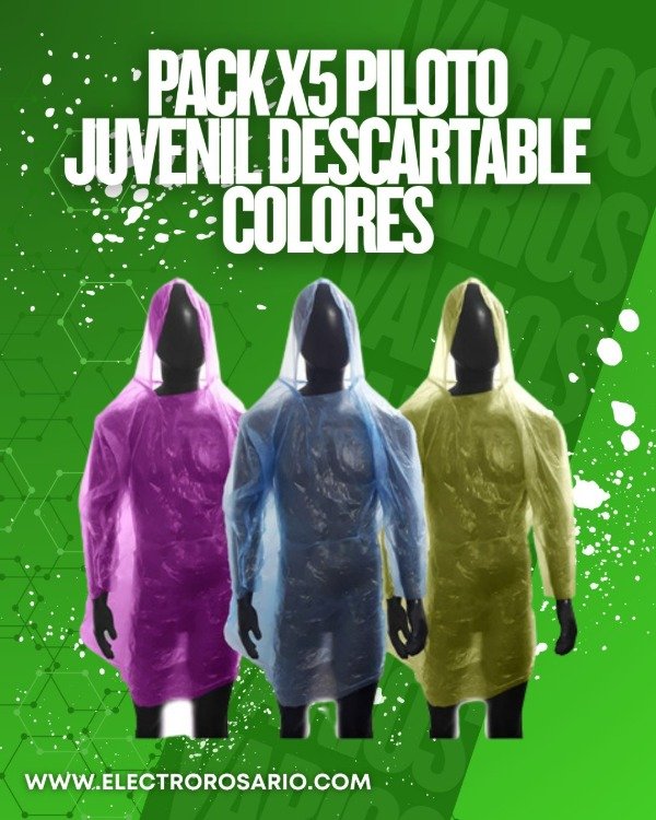 Producto - PACK X5 PILOTO JUVENIL DESCARTABLE COLORES