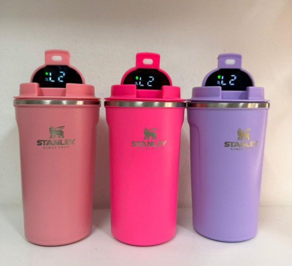 Producto - Vaso térmico cafetero con medidor de Temperatura