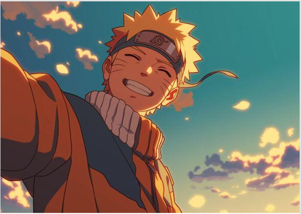 Producto - Lamina comestible rectangular naruto 3
