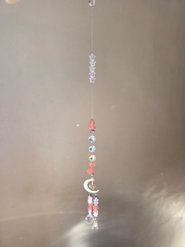 Producto - Atrapasol con luna y cuarzo rosa