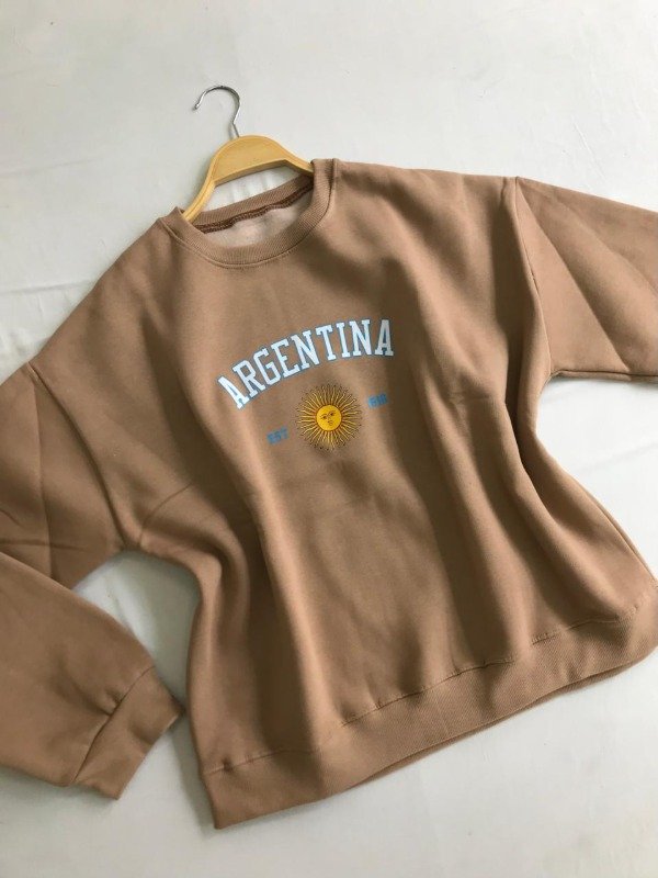 Producto - BUZO ESTAMPADO ARGENTINA "FRIZA INVISIBLE PEINADA" (Art.A004)