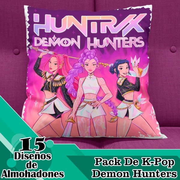Producto - Diseños Digitales / Plantillas Para Almohadones De K-Pop Demon Hunters