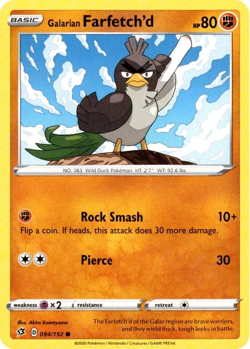 Producto - Galarian Farfetch'd - 94/192 - Rebel Clash