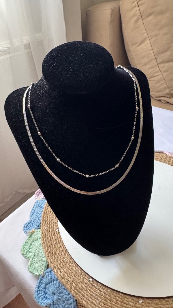 Producto - Pack cadenitas acero x2