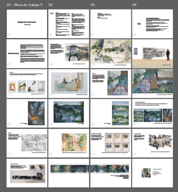 Producto - Portfolio de artista en PDF - 2